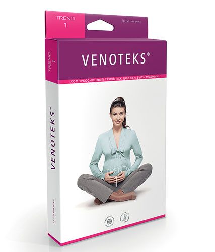 Компрессионные колготки для беременных 2С405 VENOTEKS, 2 класс купить в OrtoMir24
